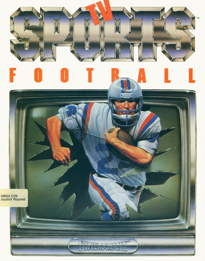 Tv Sports Football box art for Amiga